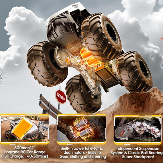 1:16 Scale RC Car,All Terrain Monster Truck Toy,2.4GHz 4WD Waterproof Off-Road Pick-up Remote Control Cars, for Kids Boys/Girls Age 6 7 8 9 10-12+