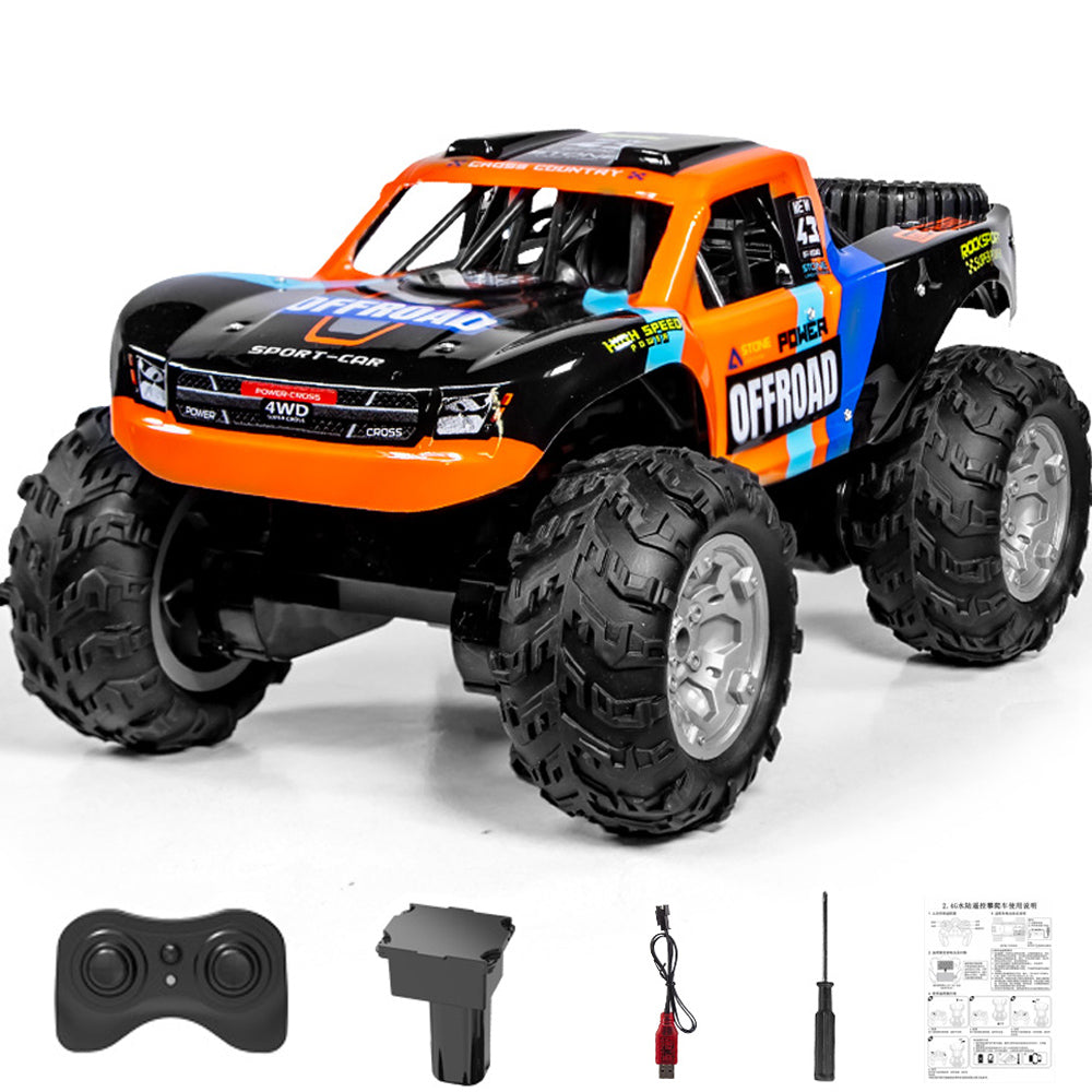 Amphibious Multi-Terrain RC Car,2.4G 4WD Off-Road Climbing Stunt Vehicle,360° In-situ Rotation Remote Control Cars Toy,for Kids Boy Birthday Christmas Gift