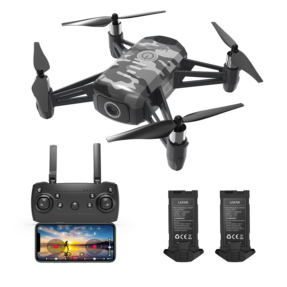 2PC Battery H2 Drone 4k HD Professional WiFi FPV Dual Camera Mini Dron Foldable Quadcopter Airplane RC Helicopter Toys Gifts