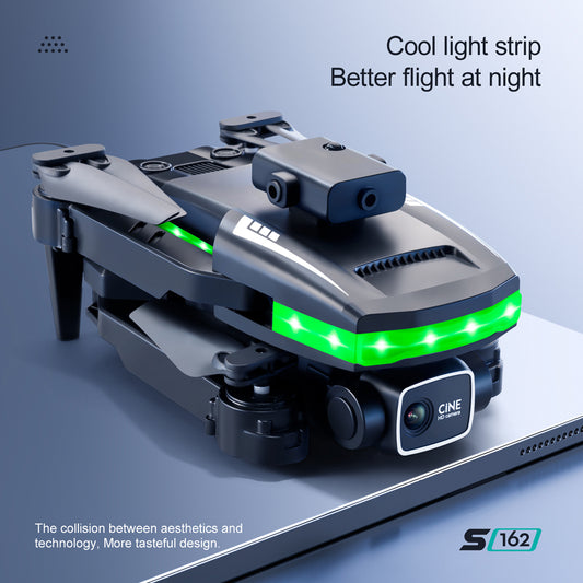 S162 Mini RC Drone,HD Dual Camera,2.4G WIFI FPV Four-sided Obstacle Avoidance,Headless Mode,4CH Foldable Quadcopter Remote Control Aircraft Toy