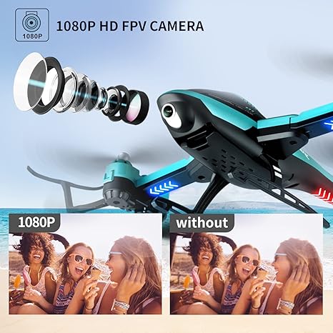3PC Battery RC Mini Drone 1080P Profesional HD Camera WIFI FPV Drone With Camera Remote Control RC Helicopter Quadcopter Dron Toys