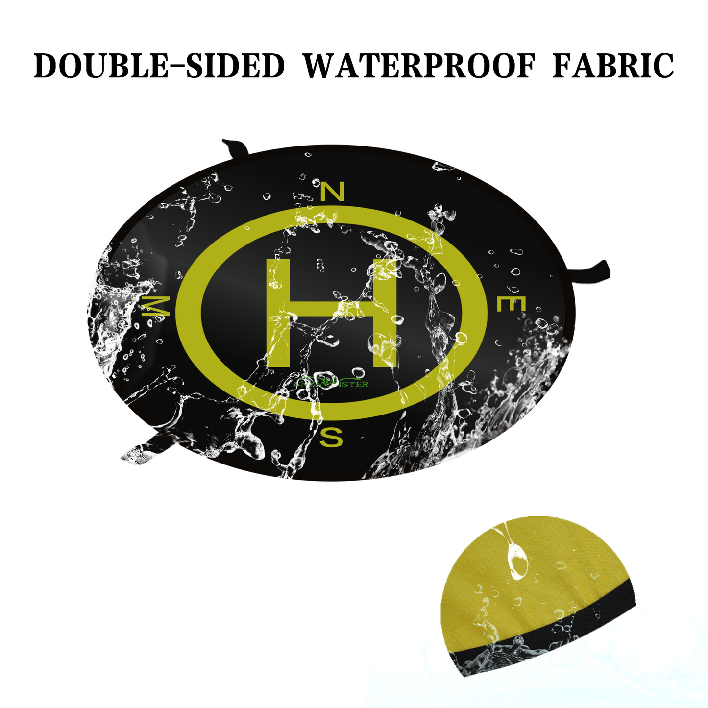 21 inch Drone Landing Pad, Quick Folding, Waterproof Universal, Double-Sided Design,Weather Resistant Nylon Landing Pad, Suitable for Rc Drones, Helicopters, DJI Mini 4 Pro,DJI Mavic Pro Spark