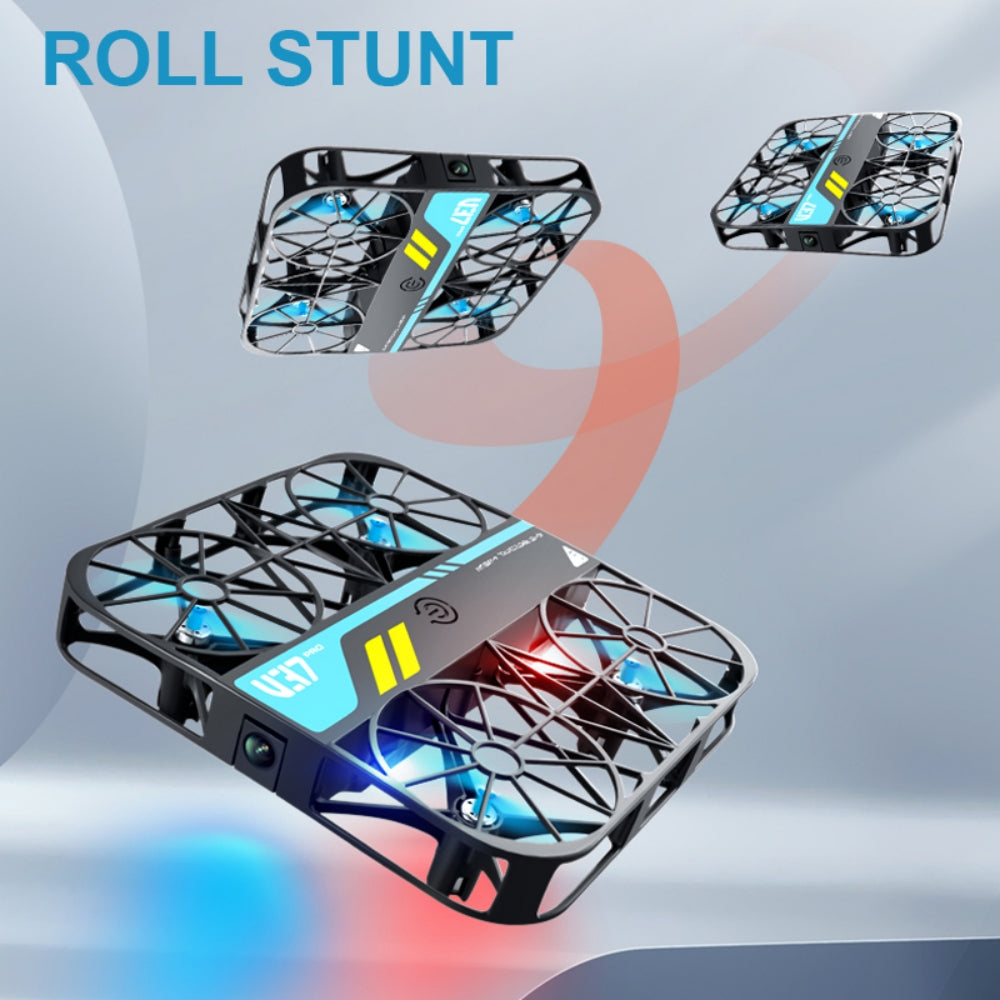 V37 Mini Drones for Kids,RC Drone with Camera,Headless Mode,One key takeoff and landing,Propeller Full Protect,2 Batteries and Remote Control Quadcopter,Easy to fly Kids Gifts Toys for Boys and Girls