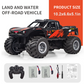 Amphibious Remote Control Car Truck Toys, 1:16 All Terrain 4WD Off-Road RC Car Waterproof, RC Monster Truck for Boys/Girls, Kids Pool Toys Gifts,Red Color 2 Batteries