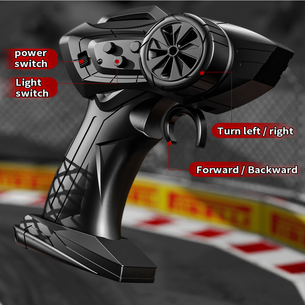 SKYMONSTER 4WD RC Car,KF27 1:20 Scale 2.4GHZ High-Speed Drift,Remote Control with Electronic Locator ,for Adults and Kids,Child Christmas Gifts,2 Battery,Red