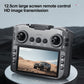 Brushless Motor RC Drones, Remote Control Screen, Optical Flow Positioning, HD Dual Cameras, 6-Ch Gyroscope, Foldable Drone Toy ,Toys Gifts,3 Battery,Black