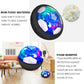 Hover Soccer Ball with LED Light and Foam Bumper Indoor Outdoor Toys Air Power Hover Ball Air Floating Soccer Ball for Kids