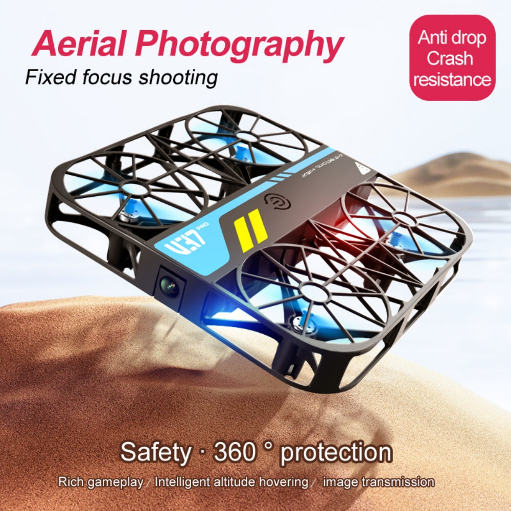 V37 Mini Drones for Kids,RC Drone with Camera,Headless Mode,One key takeoff and landing,Propeller Full Protect,2 Batteries and Remote Control Quadcopter,Easy to fly Kids Gifts Toys for Boys and Girls