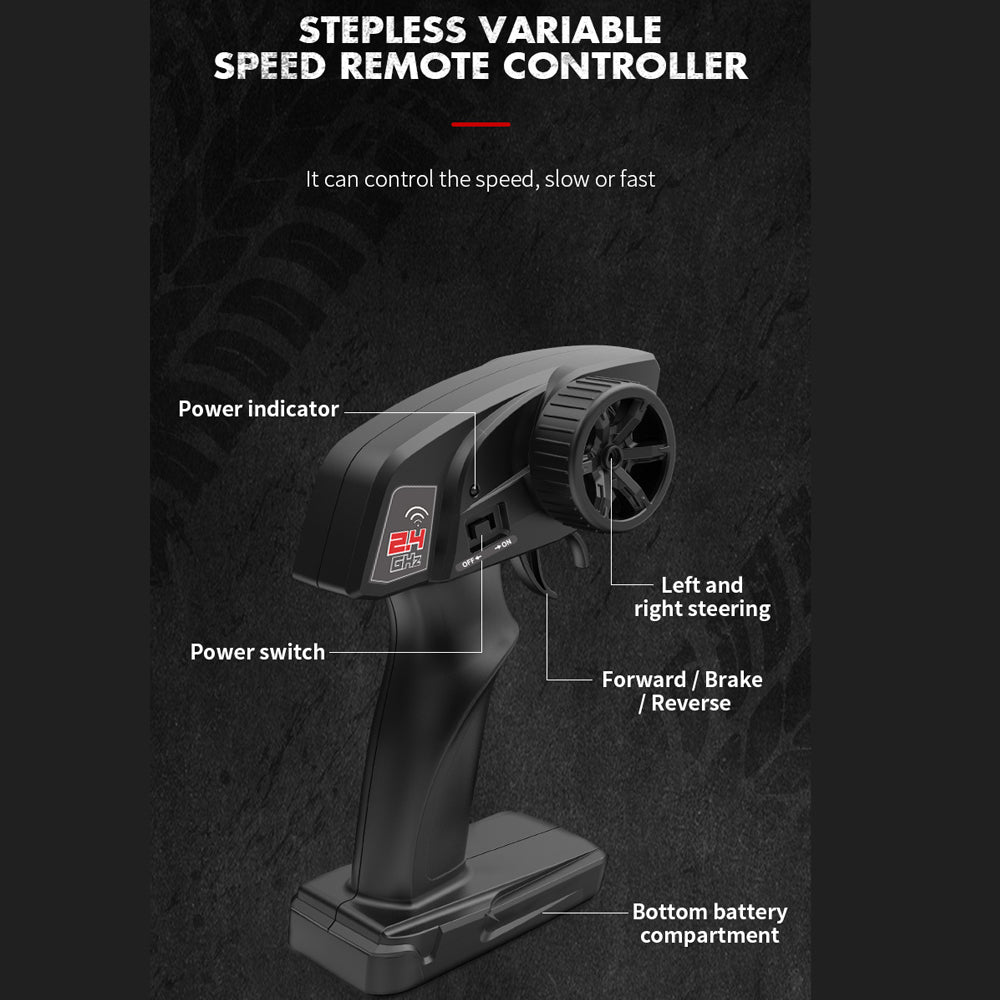 TZDZRC 1:16 Remote Control Car,2.4G High-Speed Drift Vehicle,4WD Competitive Crashworthy RC Cars Christmas Toys for Kids Adult,2 Batteries(9000)