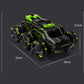 SKYMONSTER JC03 Six Wheel RC Stunt Car,4WD Swing Arm Drift Vehicle,2.4G Double Control Deformation Remote Control Cars with Lighting Spray for Ages 8-13 Kids Toys