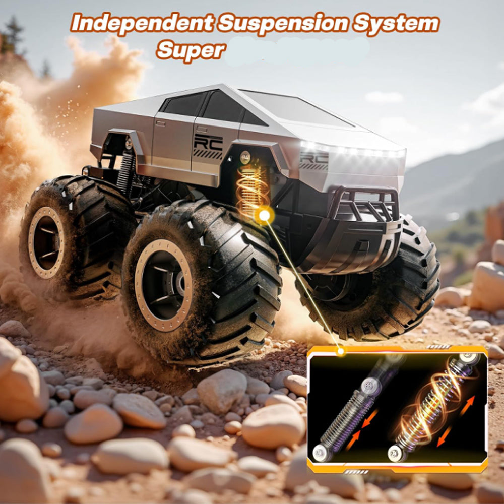1:16 Scale RC Car,All Terrain Monster Truck Toy,2.4GHz 4WD Waterproof Off-Road Pick-up Remote Control Cars, for Kids Boys/Girls Age 6 7 8 9 10-12+