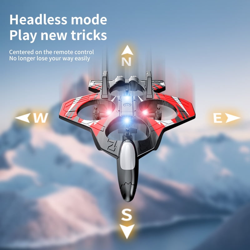 Radio Control Airplanes,Foam RC Airplane Jet , Remote Control Airplanes ,With 2 Batteries, RC Planes for Kids Adults 8-16, 360° Flip Fighter Jet Toys, Stunt Roll, Airplane drone for kids Toy Gifts