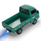 KF21 2.4G 1:16 Scale Remote Control Car with Simulated Lighting Manual Door Opening RC Truck with Cool Light Spray