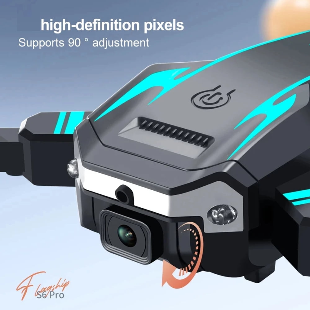 S6 Pro Drone with HD Camera, RC Airplanes, Brushless Motor ,Four-Sided Obstacle Avoidance Fixed Height, ,Four-Axis Aircraft  ,for Adults and Kids, 3P Battery