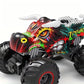 TZDZRC Triceratops Spray Remote Control Vehicle, 2.4GHz All Terrain Remote Control Monster Cars, 1:16 Monster Truck RC Trucks, Remote Monster Car with Spray Music and Light for Kids