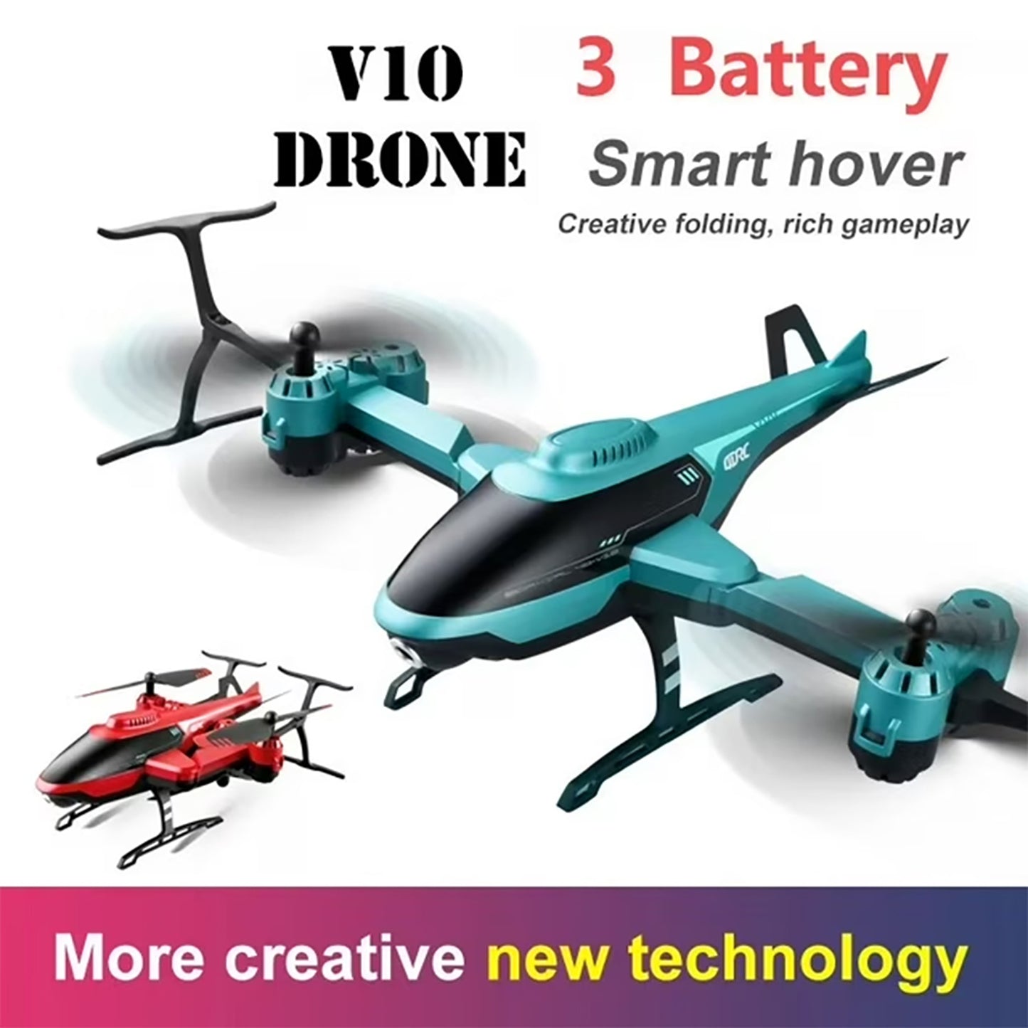 3PC Battery RC Mini Drone 1080P Profesional HD Camera WIFI FPV Drone With Camera Remote Control RC Helicopter Quadcopter Dron Toys