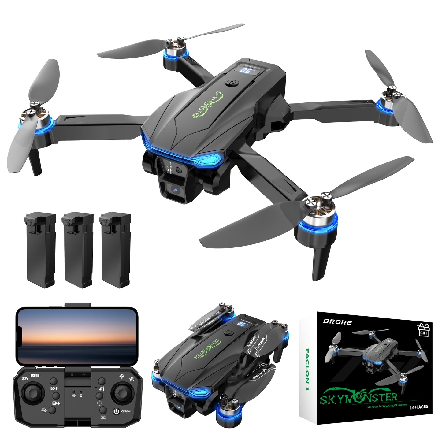 SKYMONSTER Falcon 1 Brushless Motor FPV Drone