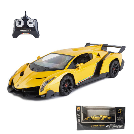 Officially Licensed Lamborghini Remote Control Car,1:24 Scale Lambo Model Cars with Lights, Lamborghini Toy Car RC Cars Christmas Birthday Gift for Boys Age 3 4-7 8-12 Year Old Kids Toys