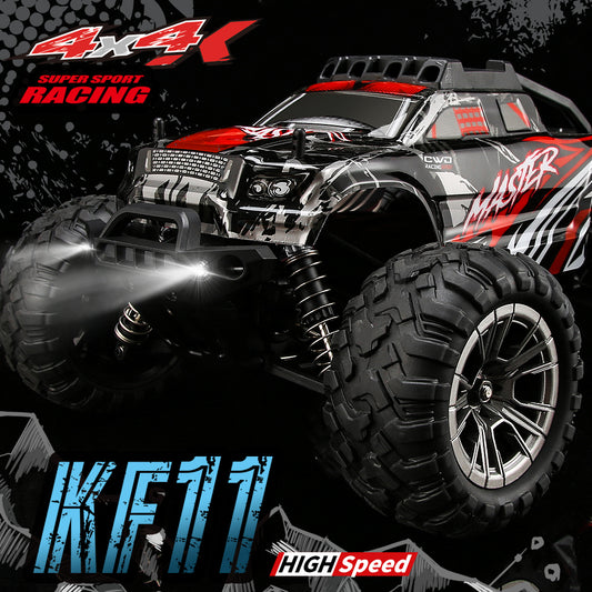 Xitz F11 1:16 4WD Remote Control Car with 33km/h High-Speed,RC Truck Off-Road Vehicle All Terrain Racing RC Trucks for Adults Red