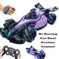 2.4G RC Spray Drift Stunt Car,4WD Racing Car High Speed Vehicle,Dual Gesture Remote Control,4CH Lights Sound,Competitive Toys for Kids Boy Gift