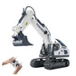 XITZ 1:20 Remote Control Excavator,11 Channel RC Construction Vehicles Toys,2.4Ghz 680° Rotation Sand Digger Truck with Metal Shovel ,for Boys Kids Age 6+ Year Old