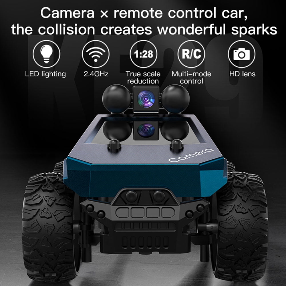 1: 28 Remote Control Car with HD Camera, Original Scale Reduced, LED Lighting, 2.4G, Multiple Control Modes RC Cars