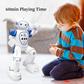 R21 RC Robot Toys for Kids,Walking Dancing Singing,Gesture Interaction,Blue