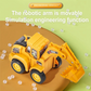 4pcs Engineering Vehicle Model Press Sliding Car Excavator Bulldozer Children Educational Construction Vehicle Toy Kids Boy Gift