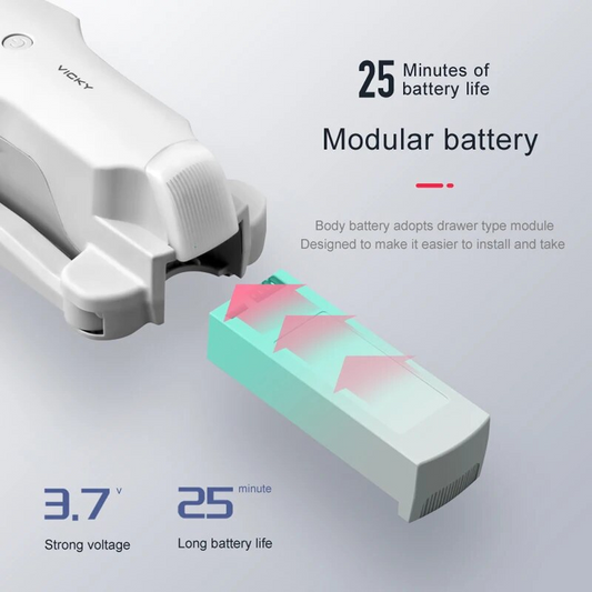 3PC Battery RC Drone Drone HD Dual Camera 1080P With GPS 5G WIFI Wide Angle FPV Real-time Transmission Rc distance Professional Drones Christmas TOYS Gift