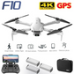 3PC Battery RC Drone Drone HD Dual Camera 1080P With GPS 5G WIFI Wide Angle FPV Real-time Transmission Rc distance Professional Drones Christmas TOYS Gift