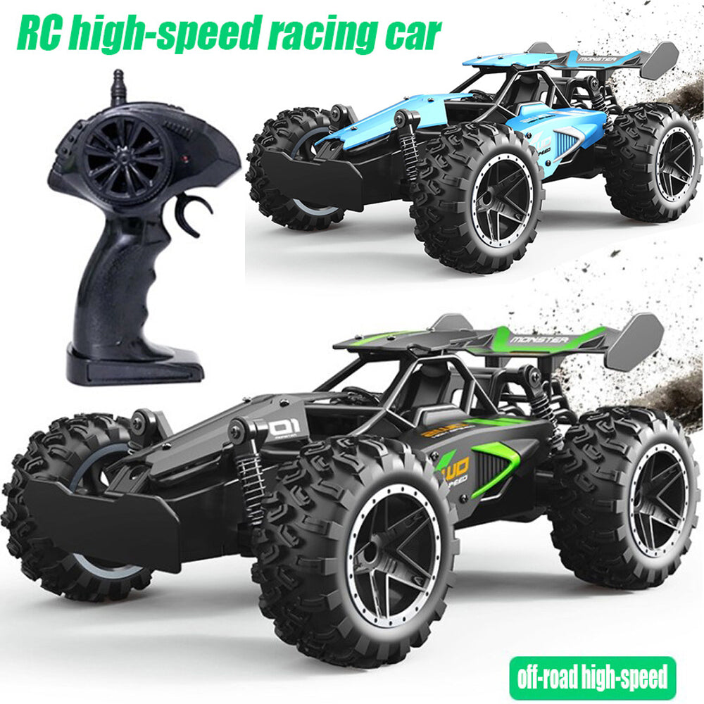 1:18 RC Cars,2.4Ghz 4WD Remote Control Car,20+KM/H High Speed Stunt Vehicle Model,Off-Road Sensing Racing Car,2 Batteries,Truck Toy for Kids