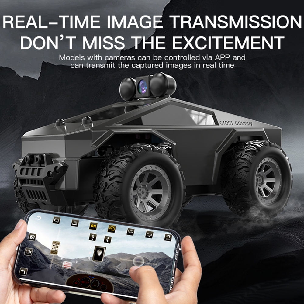 1: 28 Remote Control Car with HD Camera, Original Scale Reduced, LED Lighting, 2.4G, Multiple Control Modes RC Cars