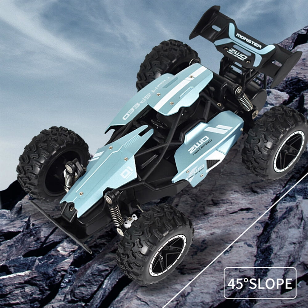 1:18 High Speed RC Cars，20+ km/h Remote Control Vehicle，off-Road Stunt , Gravity Sensing Racing Car ,Kids and Adults Toys Gift ，2 Battery，Blue