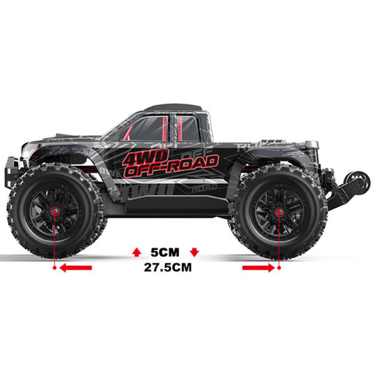 MJX 1:10 Brushless Remote Control Car,4WD Big Foot High-Speed Off-Road Vehicle, with 3S 5200mAh Lipo Battery for Adult,Ages 8-13 Kids Gift Toy RC Cars