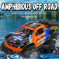 Amphibious Multi-Terrain RC Car,2.4G 4WD Off-Road Climbing Stunt Vehicle,360° In-situ Rotation Remote Control Cars Toy,for Kids Boy Birthday Christmas Gift