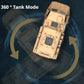 TZDZRC 1:16 Military Armored RC Car,6WD 360° Stunt High Speed Army Truck,2.4G Remote Control Climbing Vehicle Toys Gifts for Kids Adult,2 Batteries