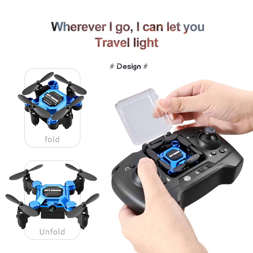 K04 Mini Drone for Kids, RC Quadcopter HD Camera 360� Flip Headless Drones Foldable RC Aircraft One Key Land Auto Hovering Suitable for Beginners Toys Gift
