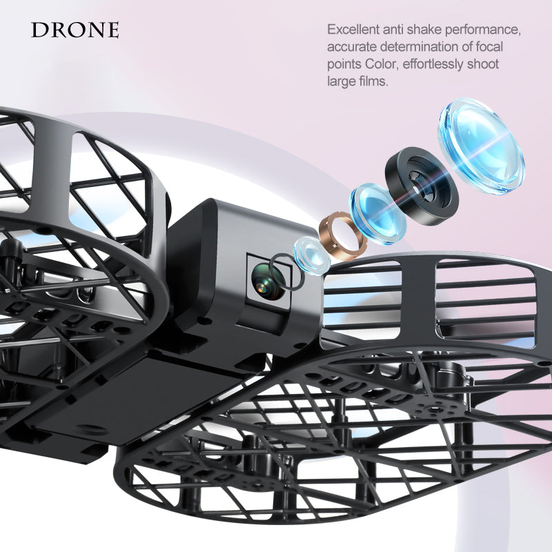 V38 Drone with Camera, Foldable Mini Drone with Optical Flow Hovering,Headless Mode and 2 Batteries,Great Toys Gift Toy for Kids Adults