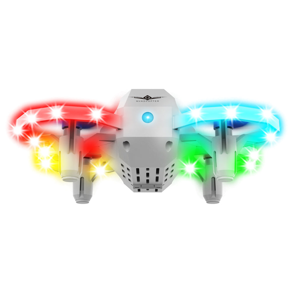 SKYMONSTER Mini Drones, Audio Mode, 360 Degree Flip, Music and Lights, Blue, 1 Count