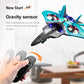 3PC Battery RC Drone With FPV 2.4G 6CH Glider Plane Fixed Wing Airplane Toys for Kids Beginners Adults Gifts