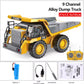 SKYMONSTER 1047 Children 2.4G ，9CH Remote Control Model Car Toys Dump Truck Vehicle Christmas Birthday Gifts，1 Battery