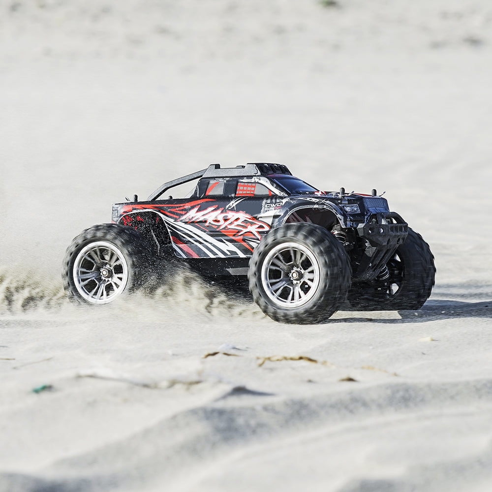 Xitz F11 1:16 4WD Remote Control Car with 33km/h High-Speed,RC Truck Off-Road Vehicle All Terrain Racing RC Trucks for Adults Red