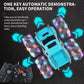 2.4G RC Horizontal Drift Stunt Car with Cool Light, Degree Rotation, 45 Degree Slope Climbing, Spin like a Top, Traverasble Climbing Car, Blue