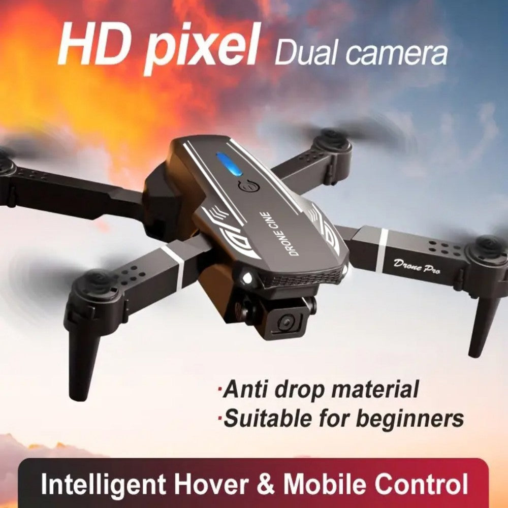 Drone with HD Camera, Foldable Drone with Altitude Hold, 2 Batteries for  Beginners
