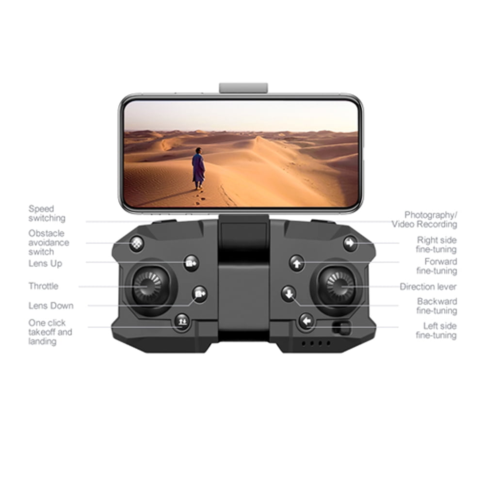 S6 Pro Drone with HD Camera, RC Airplanes, Brushless Motor ,Four-Sided Obstacle Avoidance Fixed Height, ,Four-Axis Aircraft  ,for Adults and Kids, 3P Battery