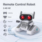 TZDZRC JYX001 Electric Robot, Remote Control Intelligent Interactive Robot, Cool Lighting, Dynamic Sound Effects, Long Battery Life, for Childrens and Adults Toys , Gifts