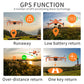 Xitz Drone KF102 with 1080P HD Camera for Adults and Beginners,2-Axis Gimbal,Brushless GPS Drone 2 Batteries,Orange