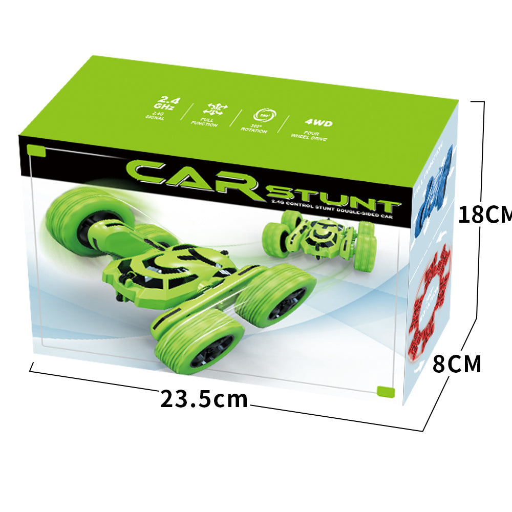 Q176 RC Stunt Cars with Cool Lights 4WD off Road Vehicles 2.4Ghz Remote Control Vehicle Double Sided RC Car Gift Toy for Kids