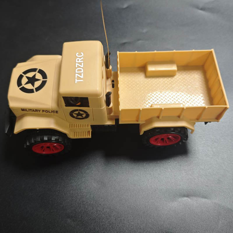 TZDZRC 1/20 RC Car Military Truck 2 Channel Remote Control Trucks Gift for boys