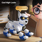 TZDZRC Remote Control Robot Dog Toy for Kids,RC Electronic Funny Intelligent Stunt Dogs,Voice Command Programmable Touch-Sense Music Song,for Boys Girls Birthday Christmas Gift